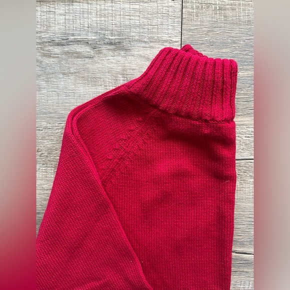 Jeanne Pierre Red Crew Neck Pull-On Sweater, Medium Weight, Women’s Sz S - Picture 10 of 14